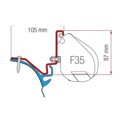 Best Fiamma Kit F35 Pro VW T6 Kepler