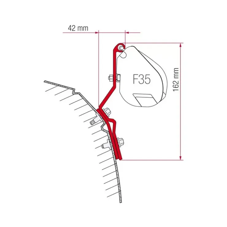 Online Fiamma Kit F35 Pro VW T4 Lift Roof