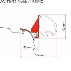 Outlet Fiamma Kit F35 Pro VW T5/T6 Multivan Transporter