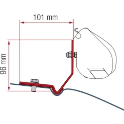 Online Fiamma Kit F35 VW Caddy 4 Maxi
