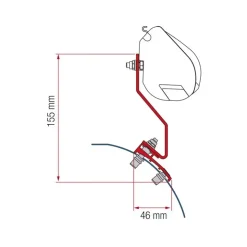 Best Fiamma Kit F35 VW Caddy 4 Maxi Lift Roof
