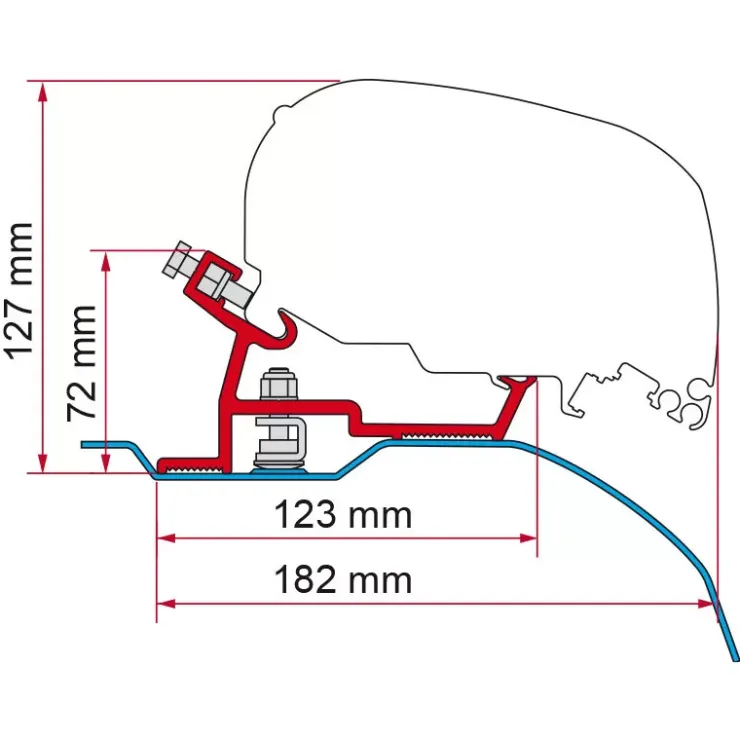 Discount Fiamma Kit F65/F80 Ducato L4 super long