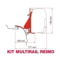 Sale Fiamma Kit fixation de store F43Van F45 | VW T5 T6 Reimo & Brandrup