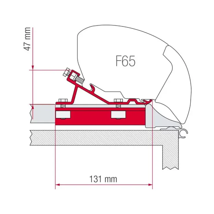 Hot Fiamma Kit Fixing-Bar F65/F80