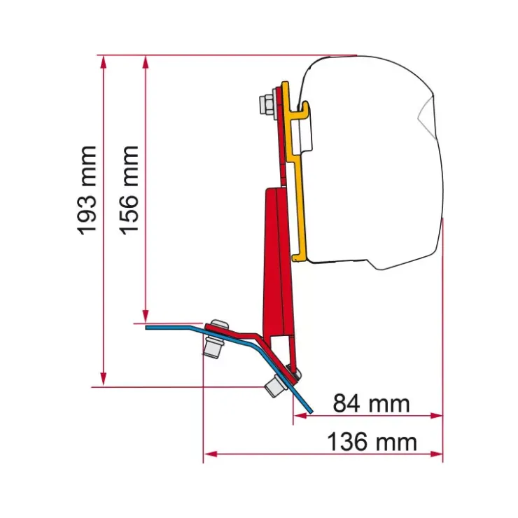 Discount Fiamma Kit F45s / F43van / F35 | Transit Custom