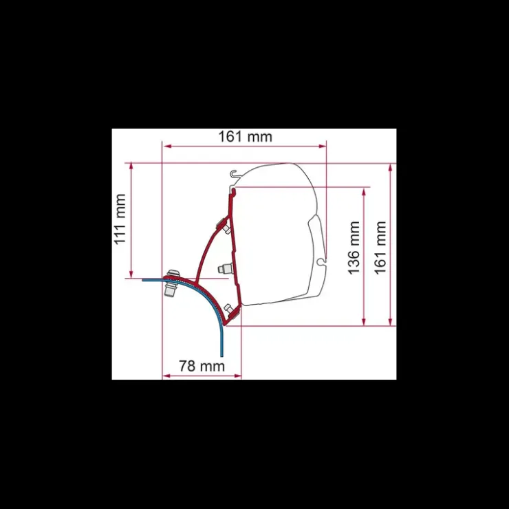 Online Fiamma Kit F45s | VW T5 T6 avec toit relevable