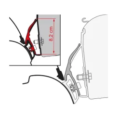 Fiamma Kit Rain Guard California