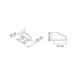 Best Fiamma Moto Wheel Chock Front