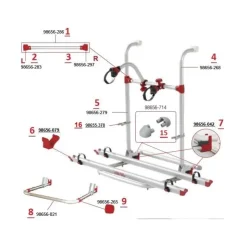 Clearance Fiamma Pièces Détachées Carry Bike Pro/Pro C