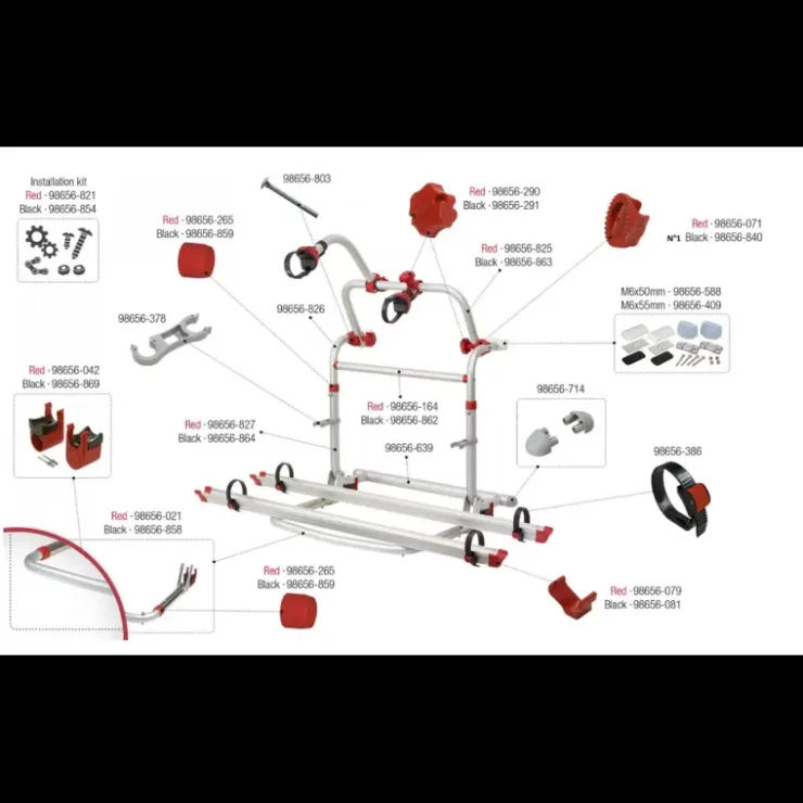 New Fiamma Pièces détachées Carry-Bike Pro M