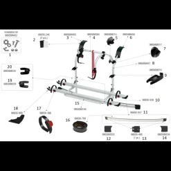 Online Fiamma Pièces détachées Carry-Bike FORD Custom