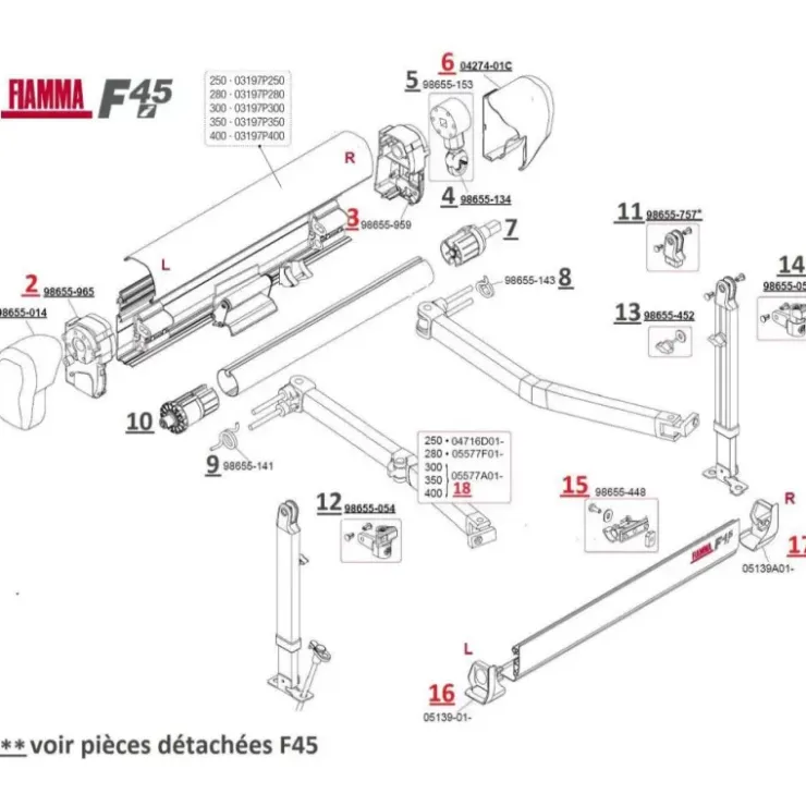 Best Fiamma Pièces détachées F45 i