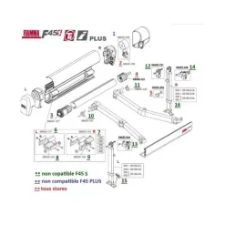 Fiamma Pièces détachées stores F45