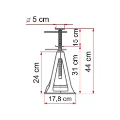 New Fiamma Plastic Jacks