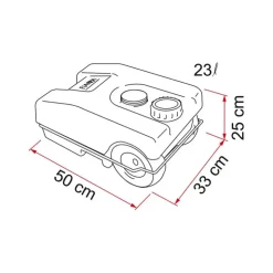 Best Fiamma Roll-Tank 23 W