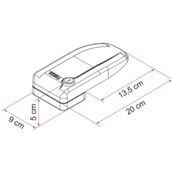 New Fiamma Safe Door Magnum Frame
