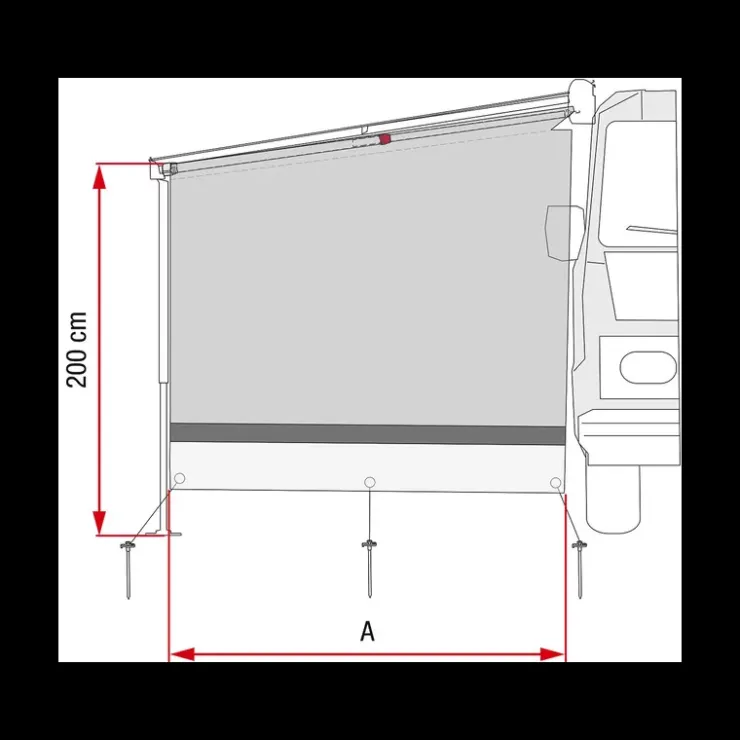 Discount Fiamma Side block F45 / F80s