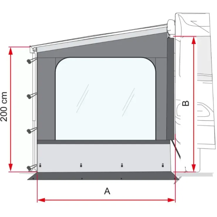 Clearance Fiamma Side W Pro F35 Van