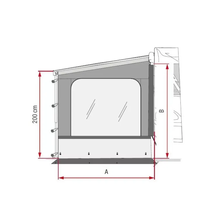 Fiamma Side W Pro F40 van
