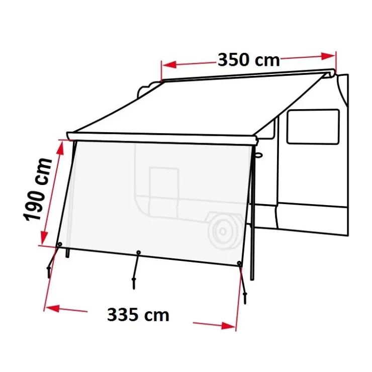 Hot Fiamma Sun View XL 350