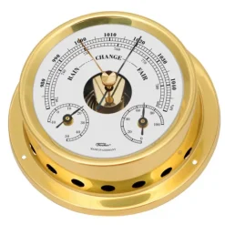 Discount Fischer Baromètre thermo-hygro 125 mm Blanc