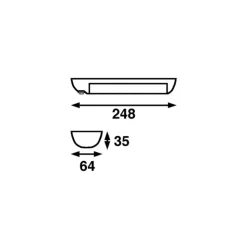 Clearance FRILIGHT Soft LED 2W blanc 100 Lumens 12 V