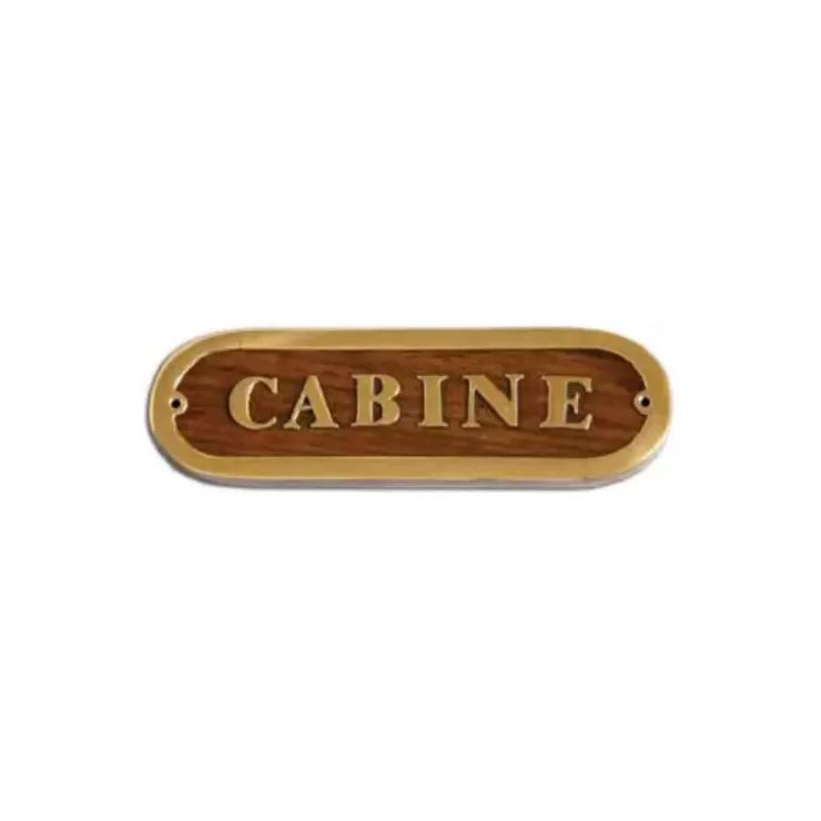 Foresti & Suardi FS Plaque laiton et bois cabine