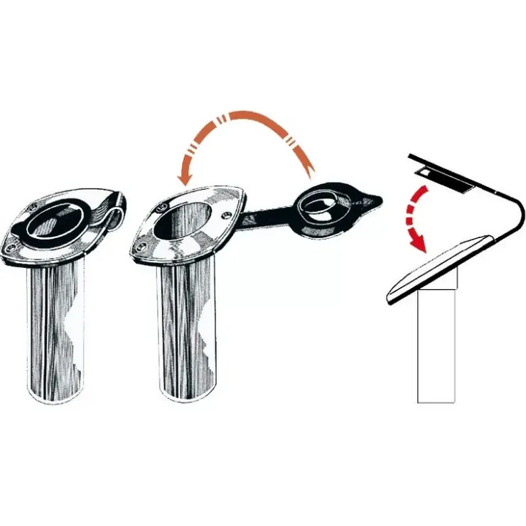 New Foresti & Suardi FS Porte-canne encastré laiton