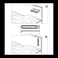 Hot Carbest FURNIKA Applique LED d'ambiance ports USB