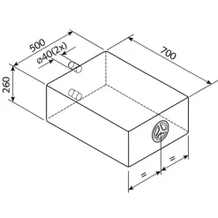 Fusion | WaterTank FUSION Réservoir 85 L - EV 180
