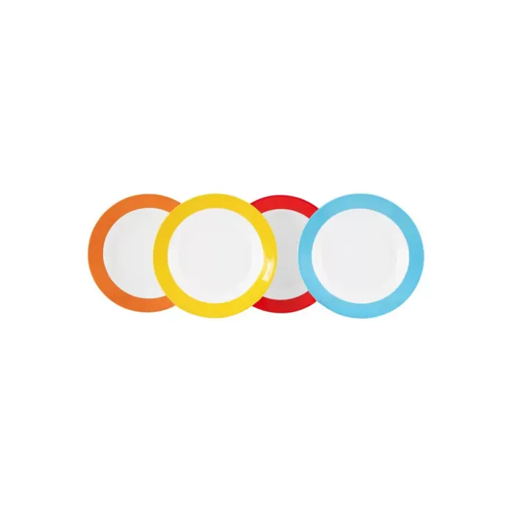 Outlet Gimex Assiettes Color Line 4 pièces