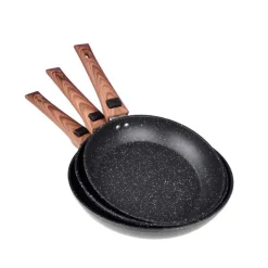 Clearance Gimex Lot de 3 poêles manche amovible