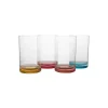Gimex Verres à eau Color Line 4 pièces