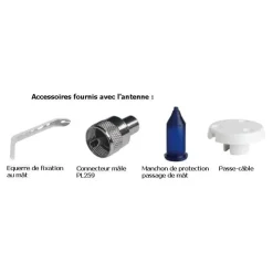 Sale Glomex RA109 Antenne VHF voilier