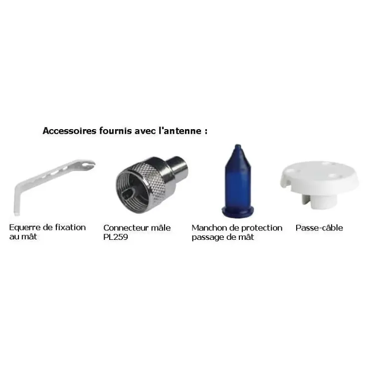 Sale Glomex RA109 Antenne VHF voilier