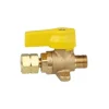 Outlet Gok Vanne arrêt gaz G1/4 mâle / G1/4 Femelle