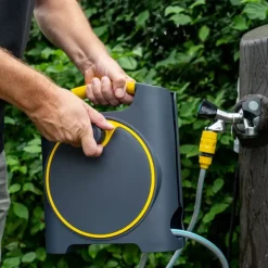 Hot Haba Maas AquaFlow 10 - Tuyau d'eau plat sur enrouleur - 11,5 M