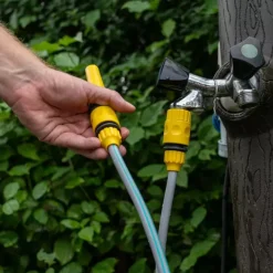 Hot Haba Maas AquaFlow 10 - Tuyau d'eau plat sur enrouleur - 11,5 M