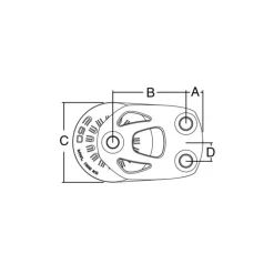 Best Harken Big Boat Element plat pont double