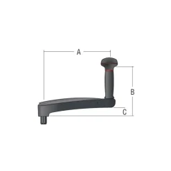 Online Harken Manivelle 203 mm SG profil bas