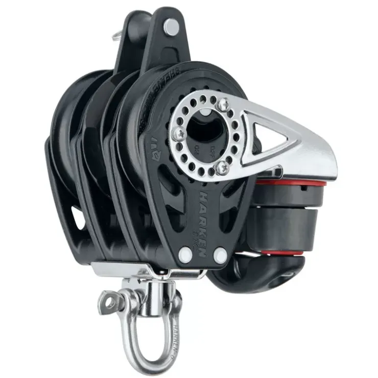 Harken Poulie triple émerillon coinceur ringot Carbo Ratchet