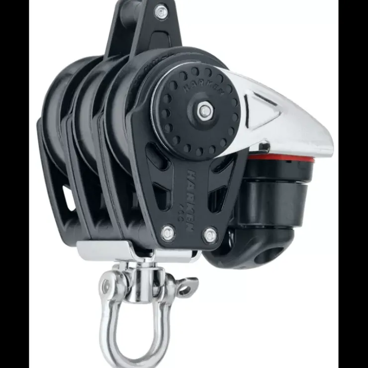 Clearance Harken Poulie triple/émerillon/coinceur/ringot Carbo Air