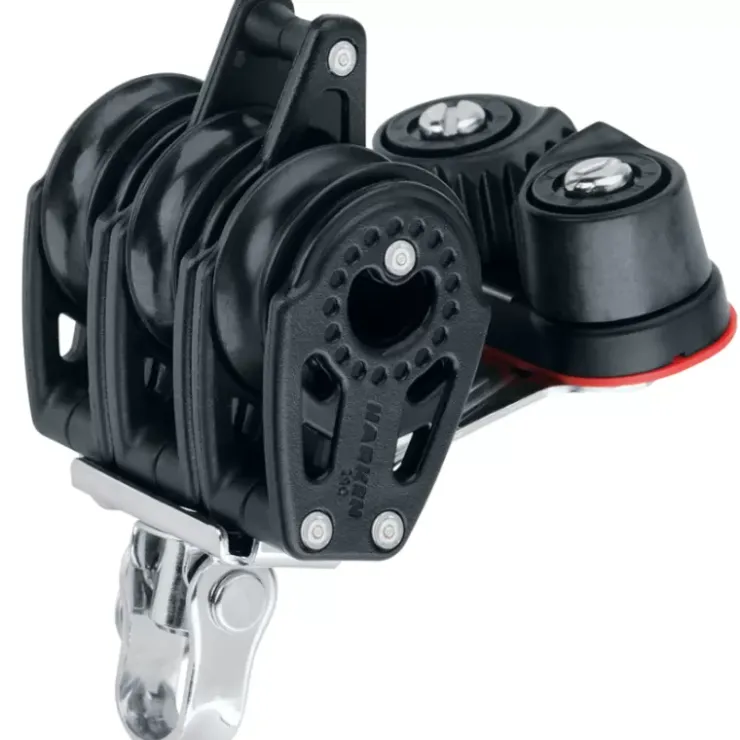 Clearance Harken Poulie triple/émerillon/coinceur/ringot Carbo Air