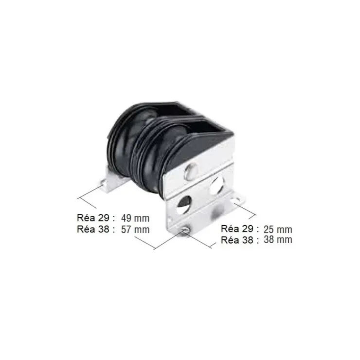 Outlet Harken Small Boat Bullet double verticale