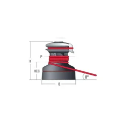 Best Harken Winch Radial 1 vitesse aluminium