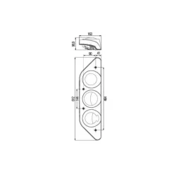 Discount Hella Feux arrières Caraluna Modular chromés