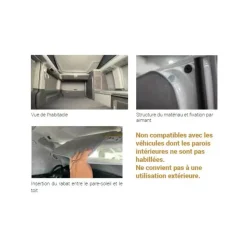 Outlet Hindermann Rideau isolant VW T5/T6