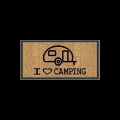 Hot Holiday Travel Paillasson I love Camping | Caravane