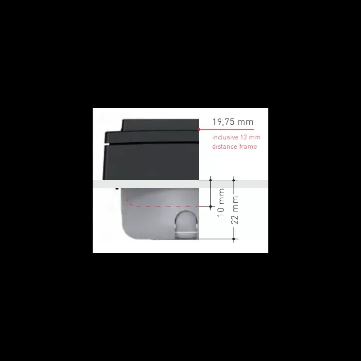 Clearance INPROJAL Entretoise double 12 mm série 20000