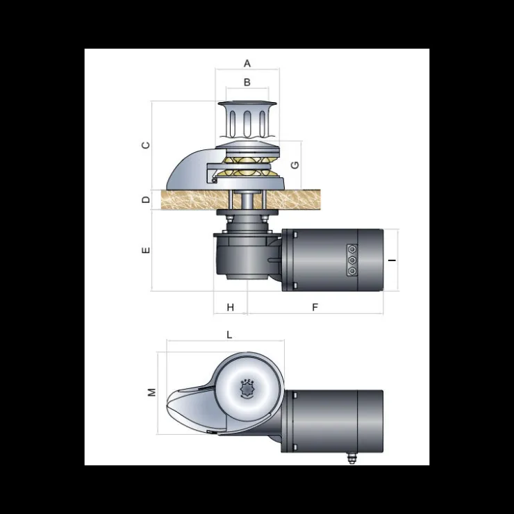 Sale ItalWinch Guindeau CLS 1000W 12V 8 mm